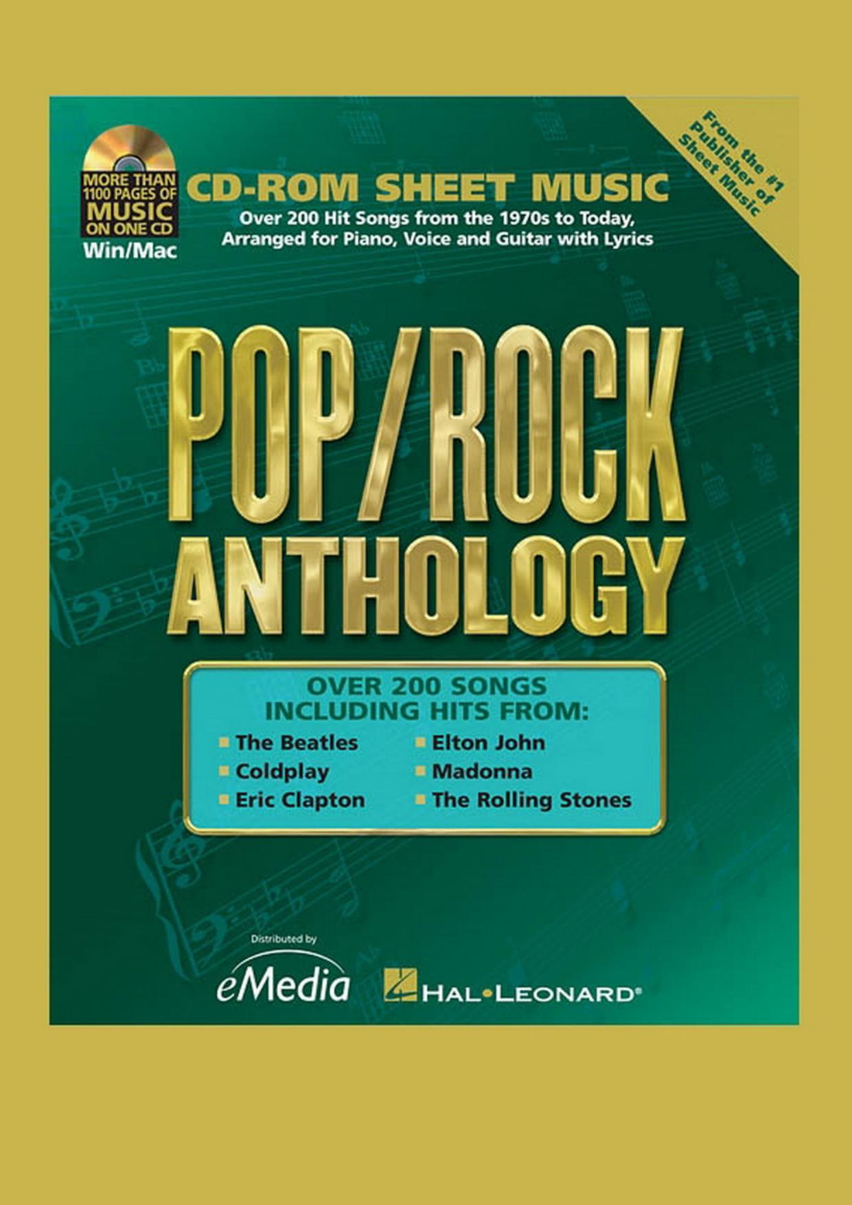 Hal Leonard PopRock Anthology by Unknown
