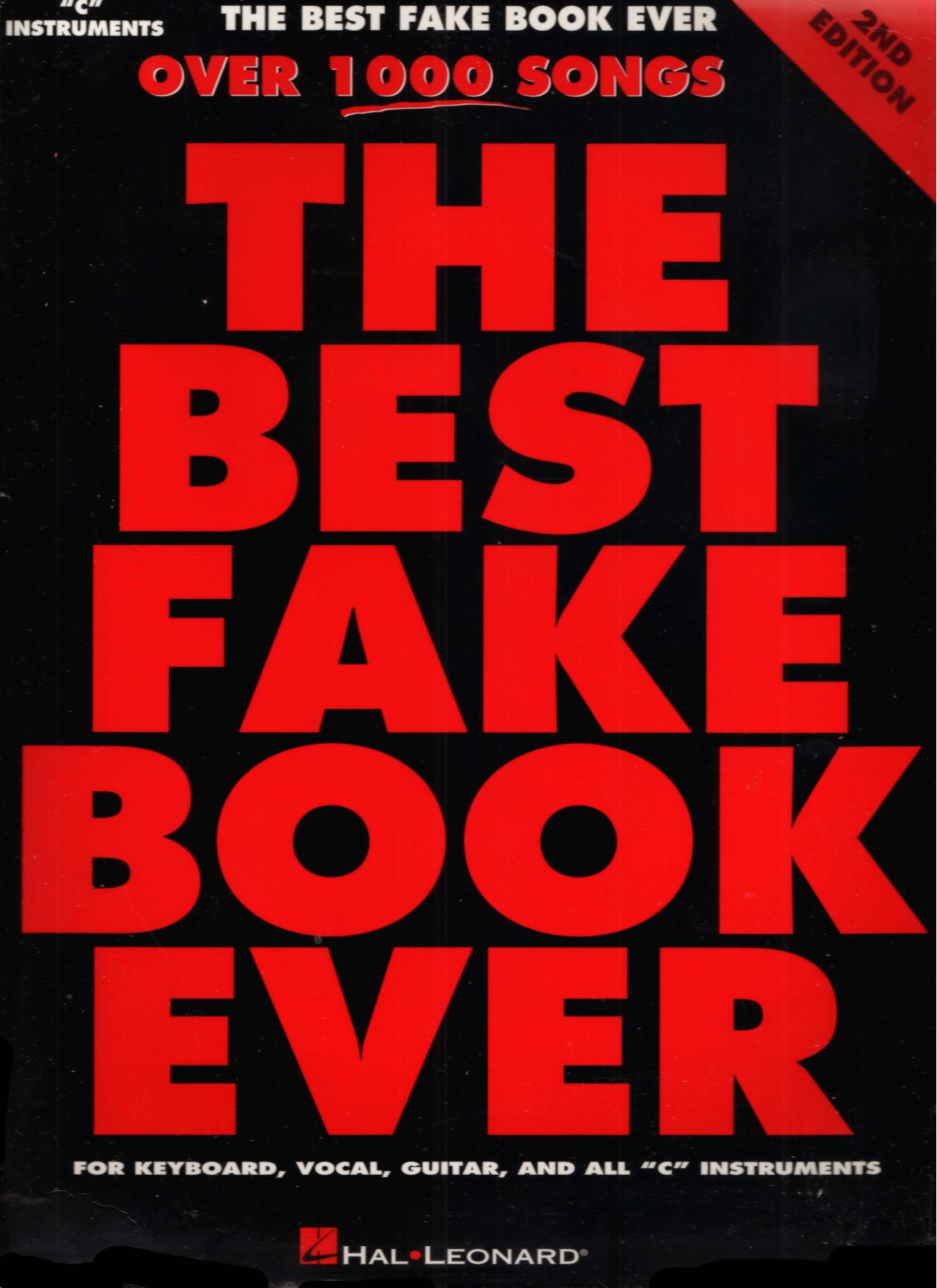 Hal Leonard. The Best Fake book Ever, over 1000 so 3171199 by Unknown