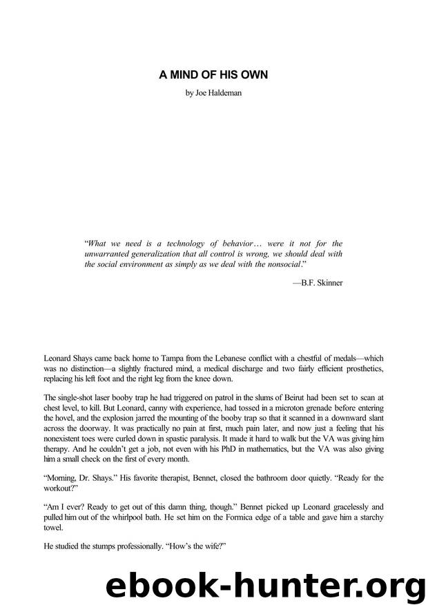Haldeman, Joe - A Mind Of His Own by Haldeman Joe