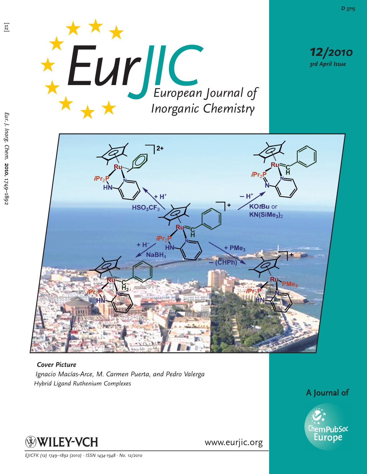 Half-Sandwich Benzylidene Ruthenium Complexes Bearing Phosphanyl-Pyridine Ligands: Reactivity towards Nucleophiles and Electrophiles (Eur. J. Inorg. Chem. 122010) by Unknown