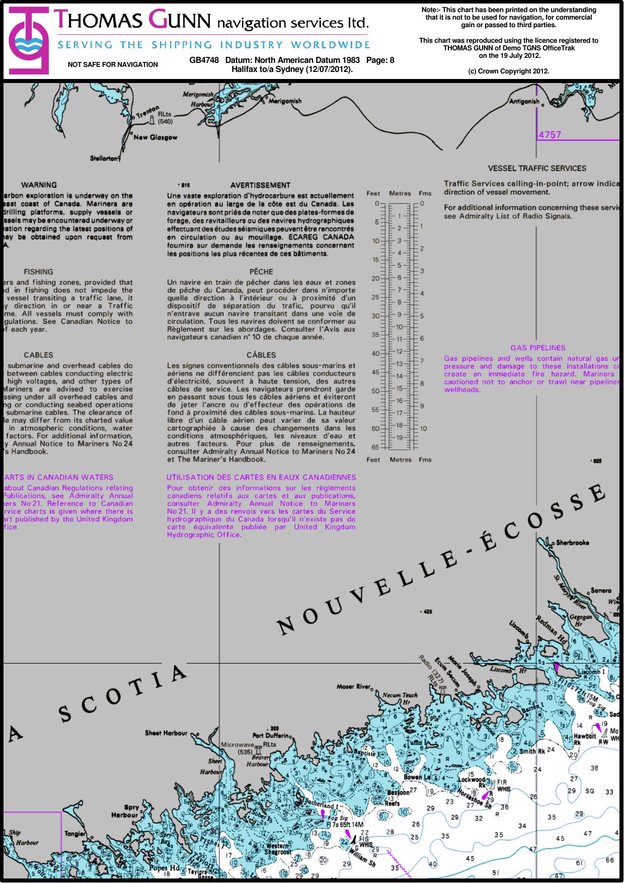 Halifax to a Sydney 8 by Unknown