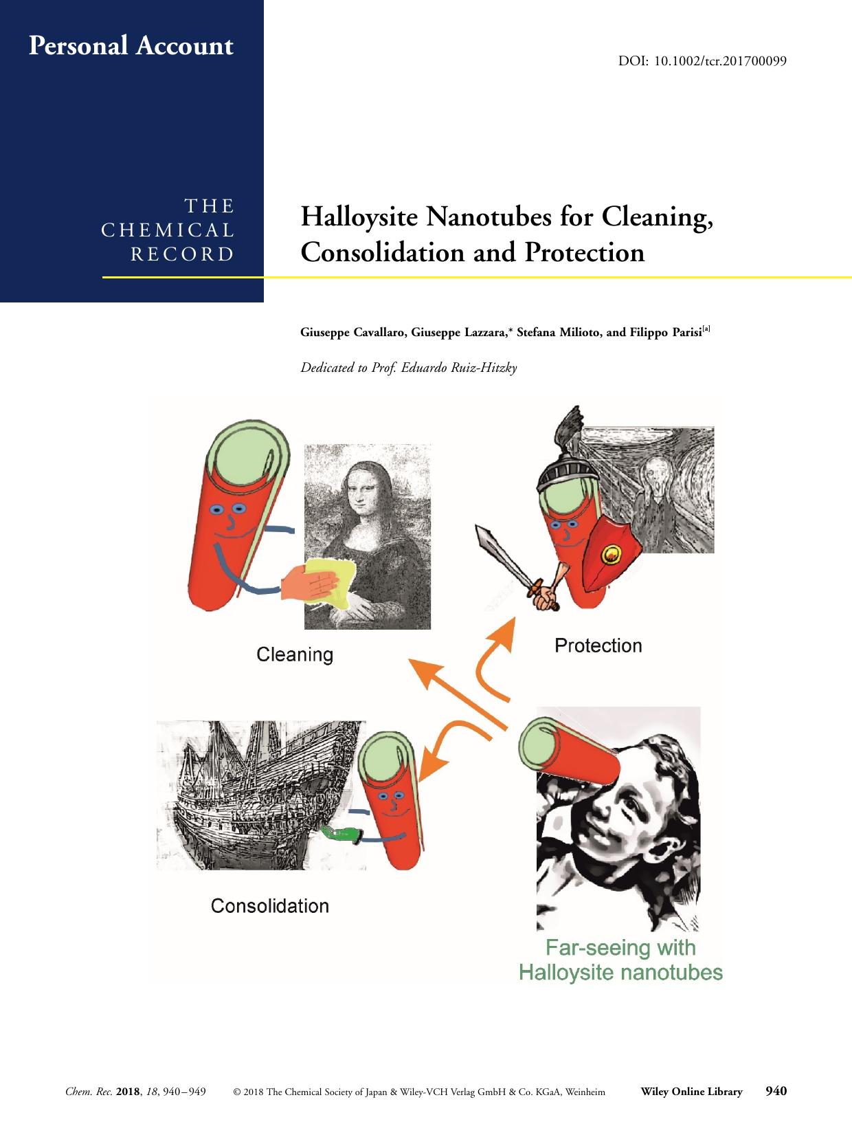 Halloysite Nanotubes for Cleaning, Consolidation and Protection by Unknown