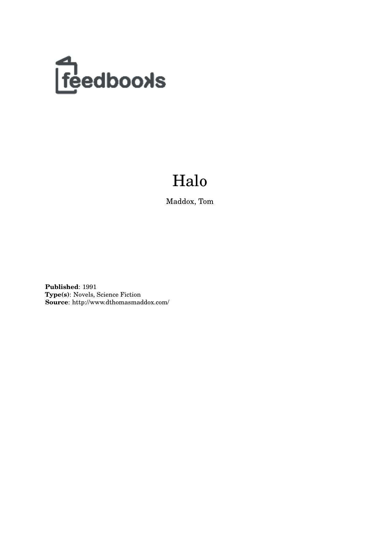 Halo by Tom Maddox