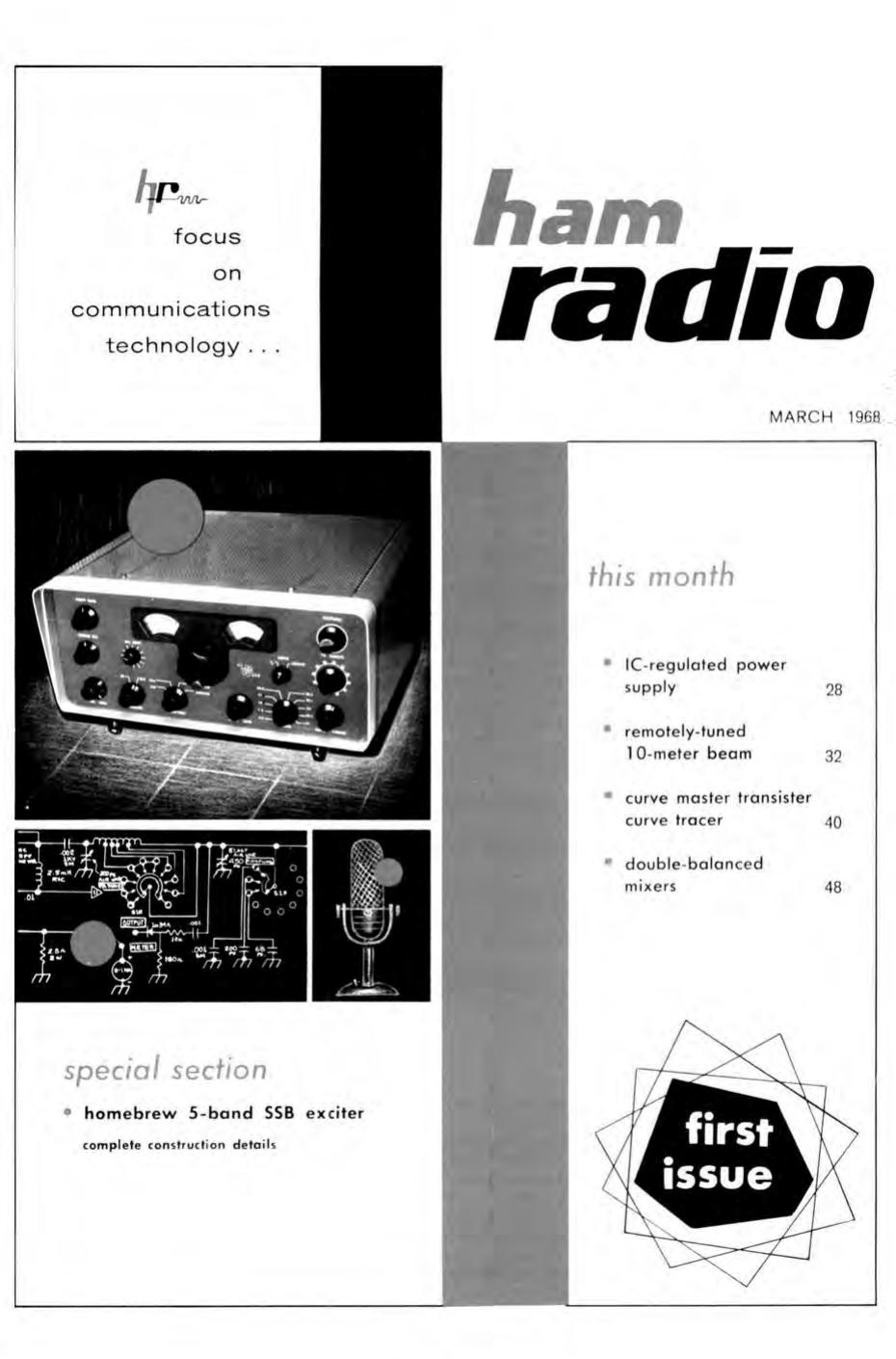 Ham Radio Magazine - March 1968 by Communications Technology Inc