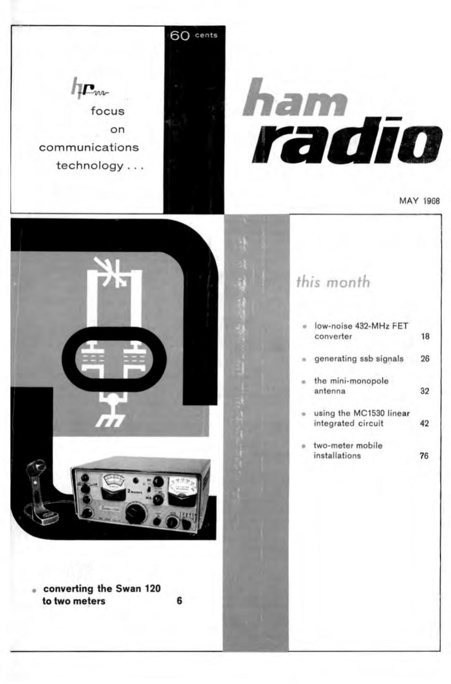 Ham Radio Magazine - May 1968 by Communications Technology Inc