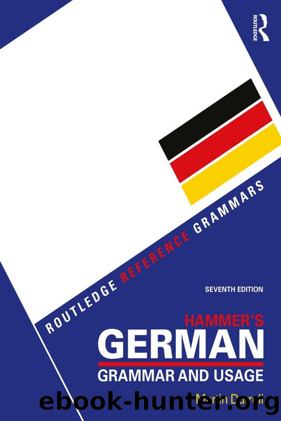 Hammer's German Grammar and Usage, 7th Edition by Martin Durrell