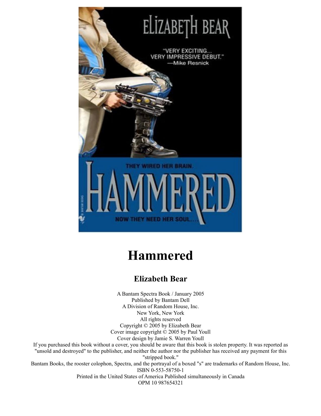 Hammered by Elizabeth Bear