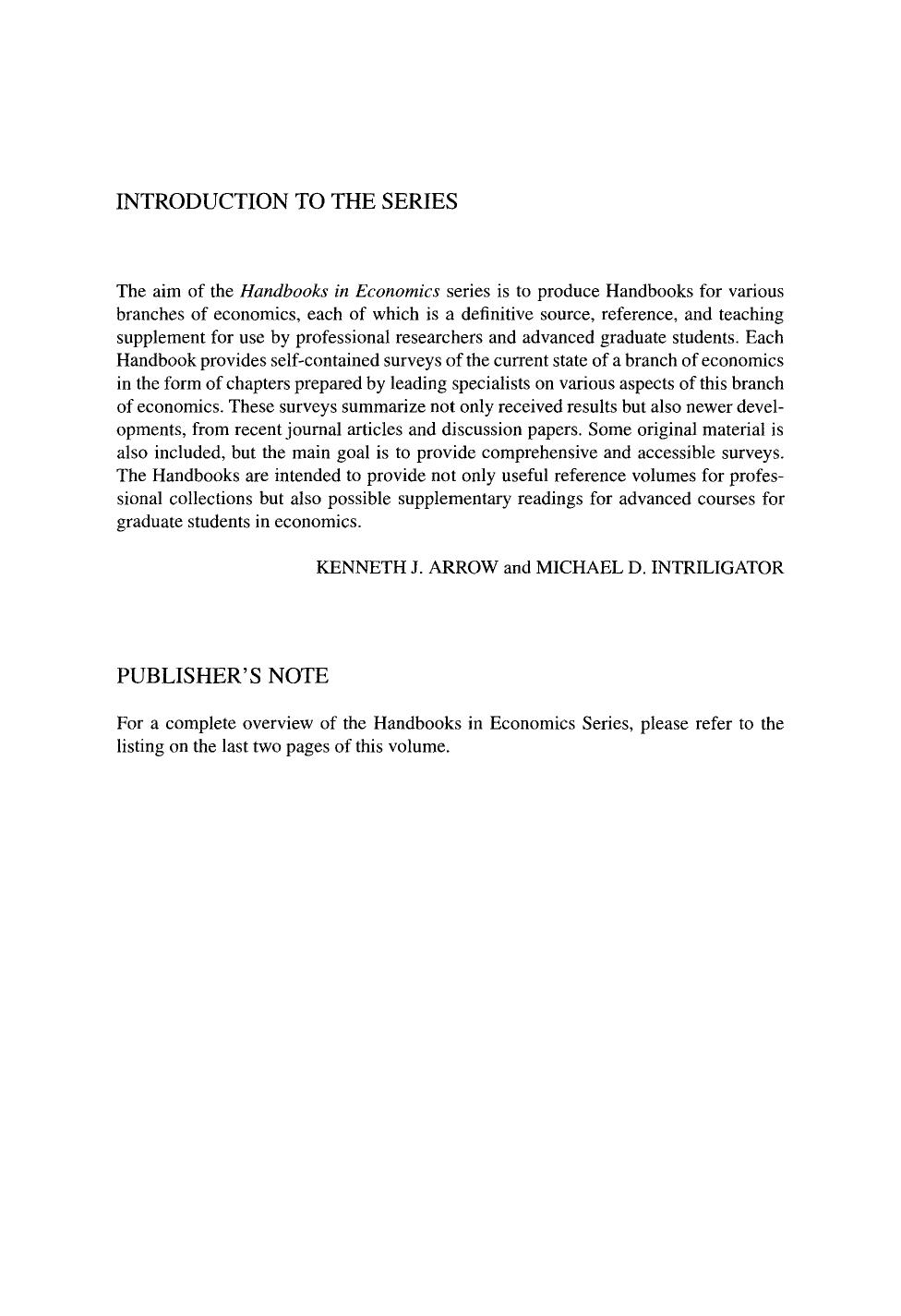 Handbook Of Population And Family Economics, Vol. 1b, part 1 by Rosenzweig M.R. (ed.) Stark O. (ed.)