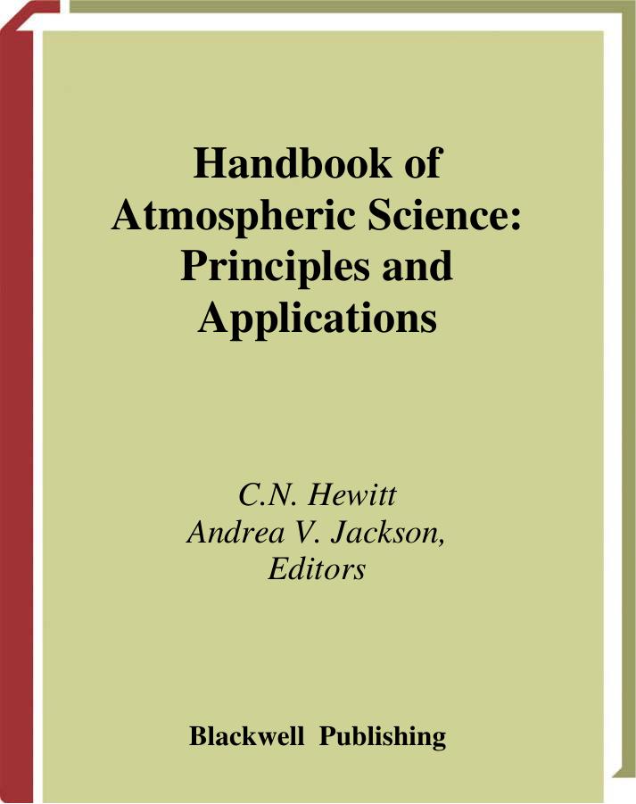 Handbook of Atmospheric sciences by Unknown