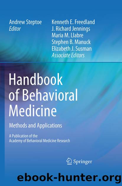Handbook of Behavioral Medicine by A. Steptoe
