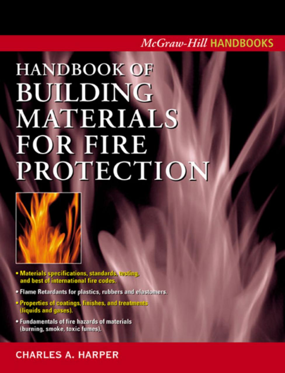 Handbook of Building Materials for Fire Protection by HARPER