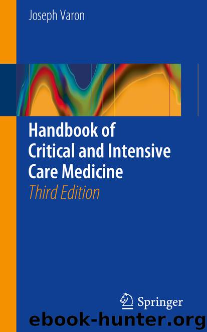 Handbook of Critical and Intensive Care Medicine by Joseph Varon