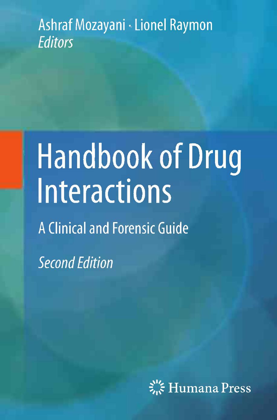 Handbook of Drug Interactions: A Clinical and Forensic Guide by Unknow