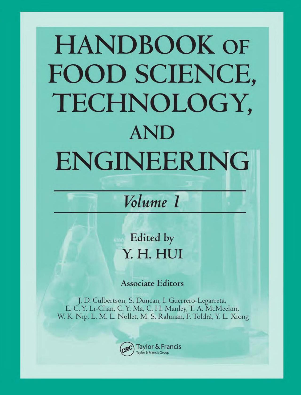 Handbook of Food Science Technology and Engineering by 4 Volume Set