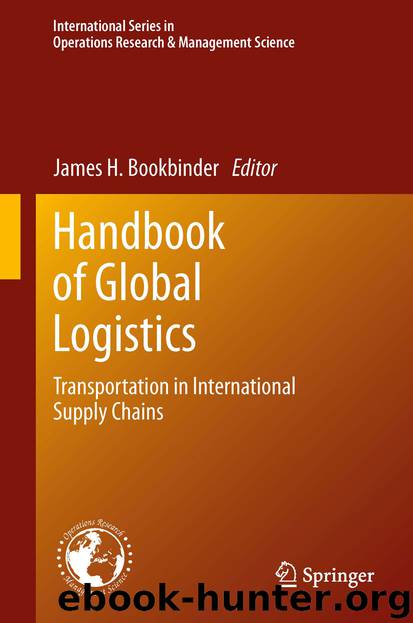 Handbook of Global Logistics by James H. Bookbinder