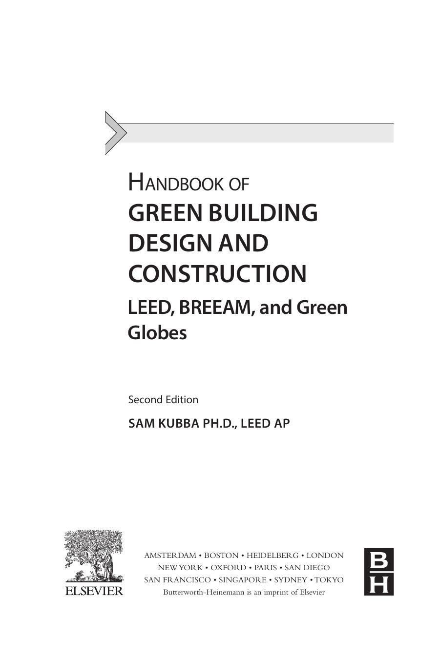 Handbook of Green Building Design and Construction by 4<8=8AB@0B>@