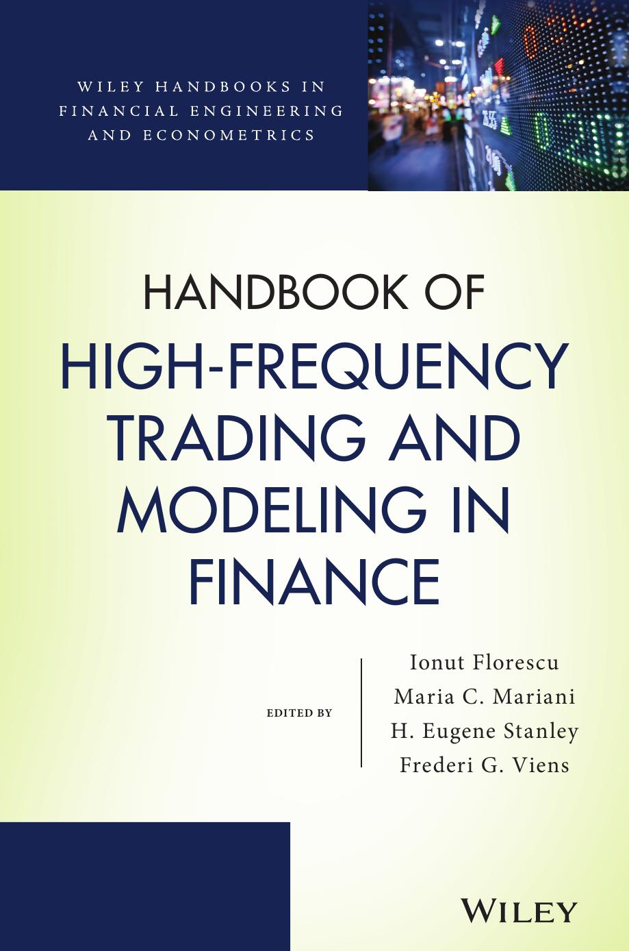 Handbook of High-Frequency Trading and Modeling in Finance by Unknown