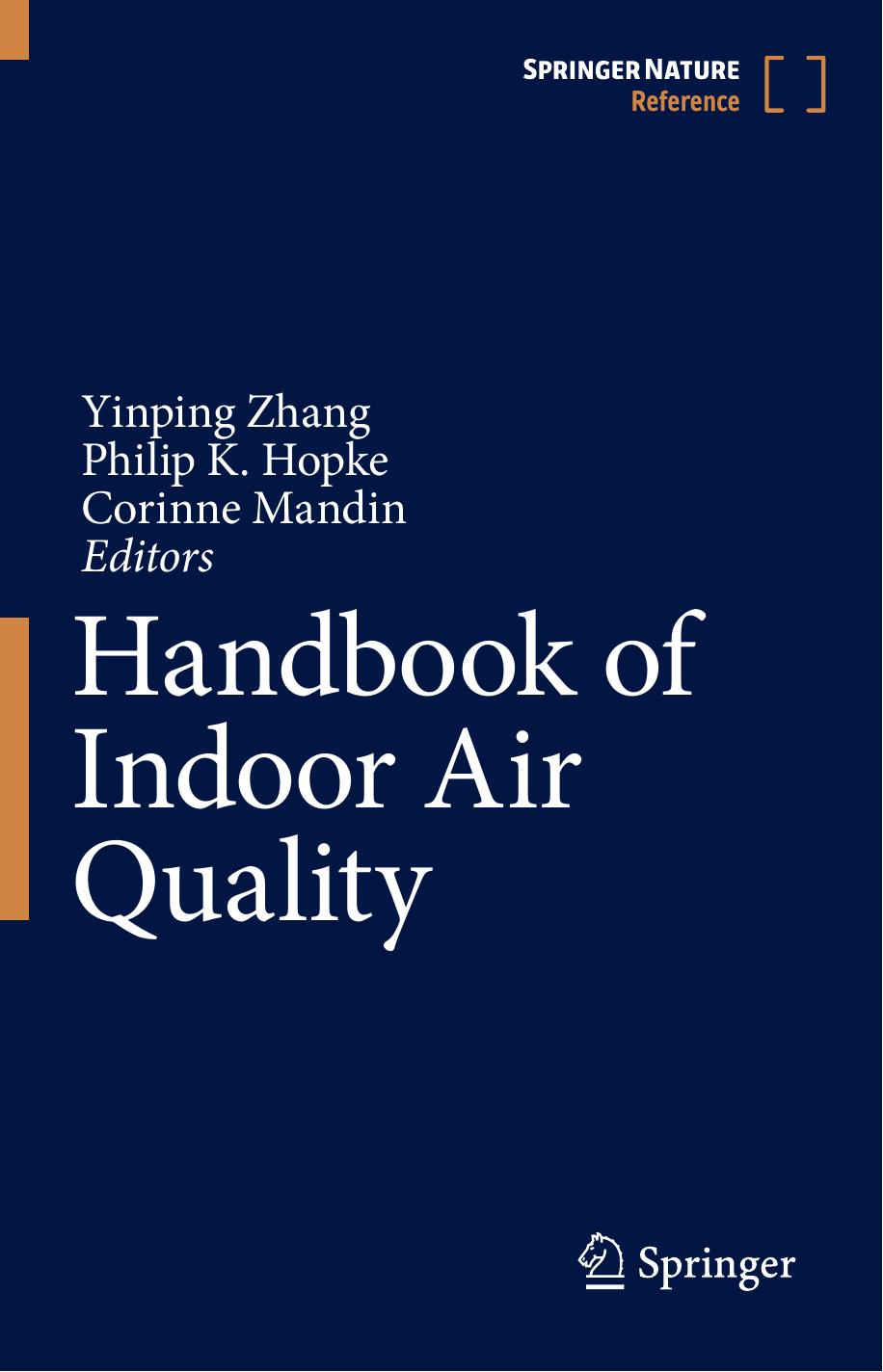 Handbook of Indoor Air Quality by Yinping Zhang