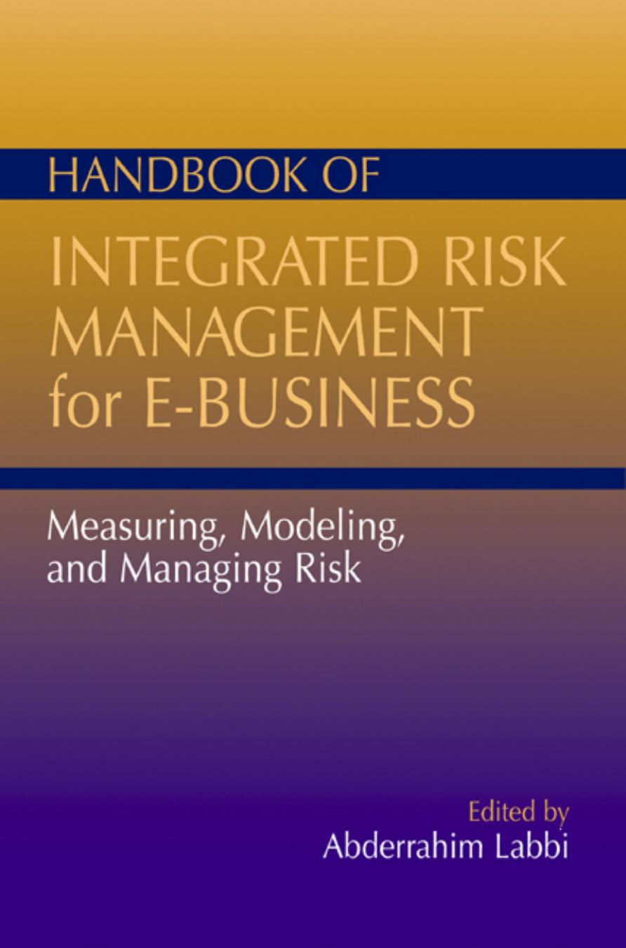 Handbook of Integrated Risk Management for E-Business: Measuring, Modeling, and Managing Risk by Abderrahim Labbi