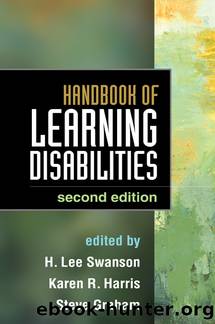 Handbook of Learning Disabilities (9781462508563) by unknow