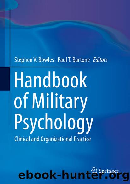 Handbook of Military Psychology by Stephen V. Bowles & Paul T. Bartone