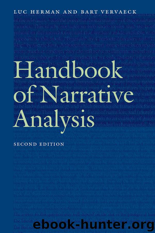 Handbook of Narrative Analysis by Herman Luc; Vervaeck Bart; & Bart Vervaeck