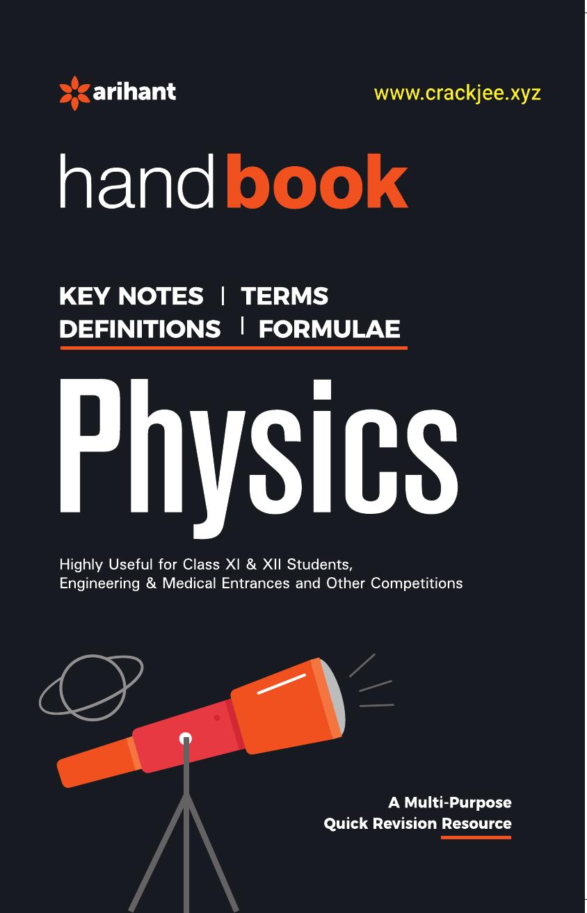 Handbook of Physics by Arihant Experts