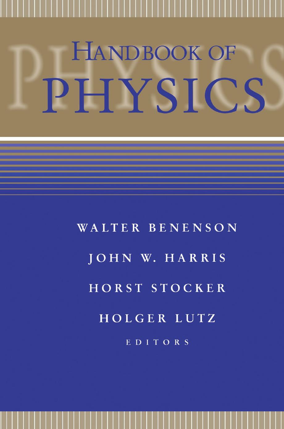 Handbook of Physics by Unknow
