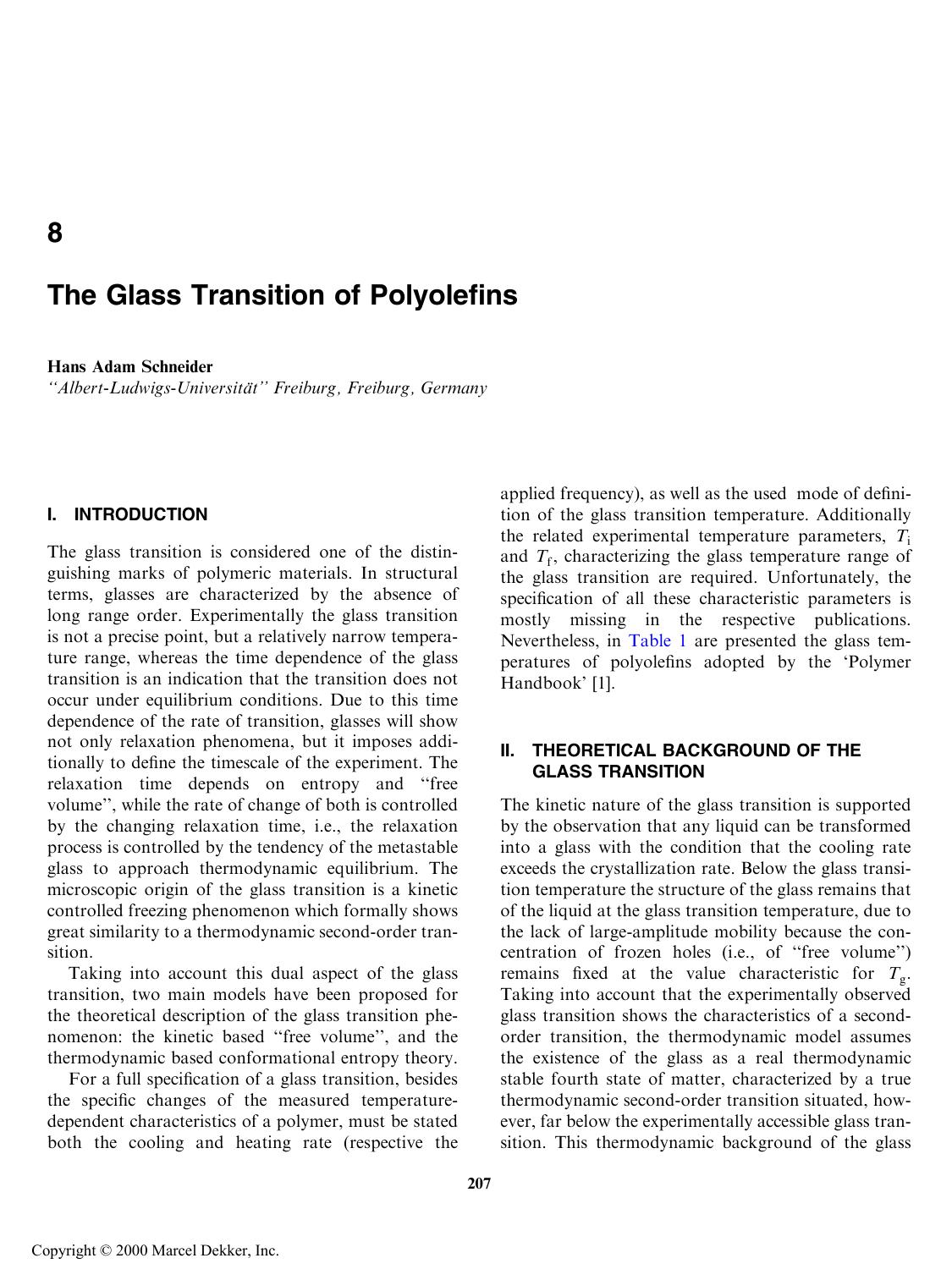 Handbook of Polyolefins, Second Edition by Schneider Hans Adam