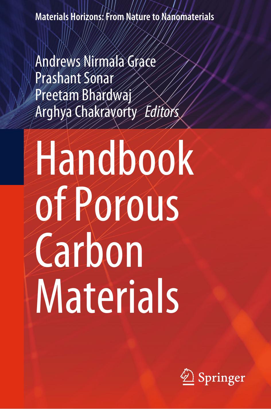 Handbook of Porous Carbon Materials by Andrews Nirmala Grace Prashant Sonar Preetam Bhardwaj Arghya Chakravorty