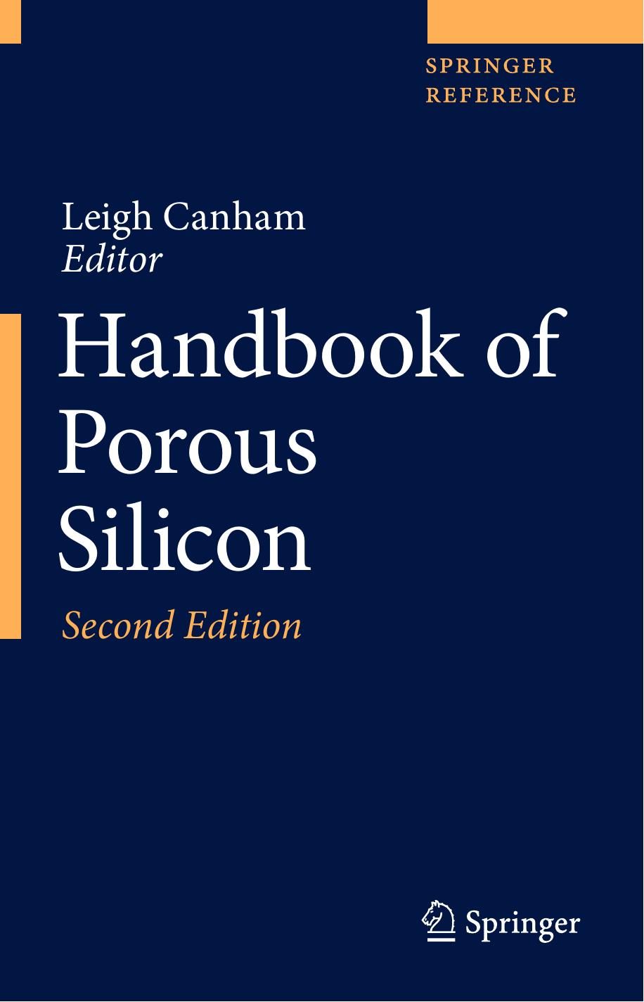 Handbook of Porous Silicon by Leigh Canham
