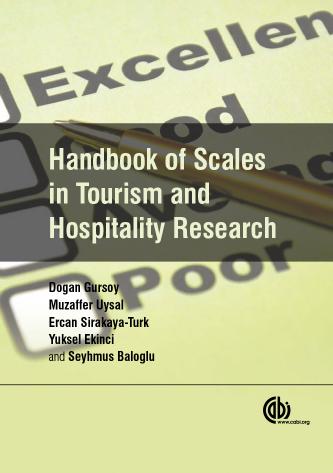 Handbook of Scales in Tourism and Hospitality Research by Dogan Gursoy Muzaffer Uysal Ercan Sirakaya-Turk Yuksel Ekinci Seyhmus Baloglu