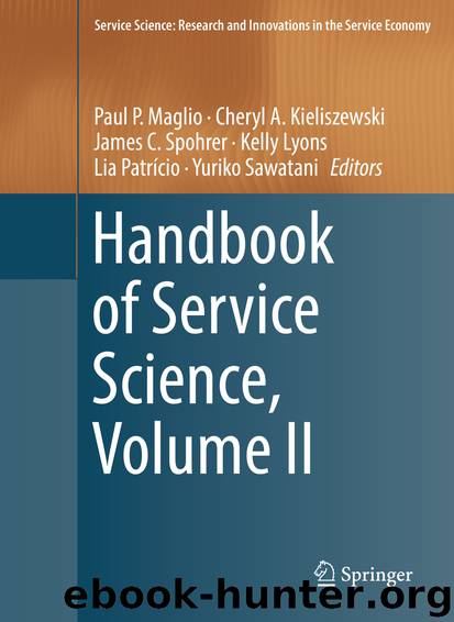 Handbook of Service Science, Volume II by Unknown