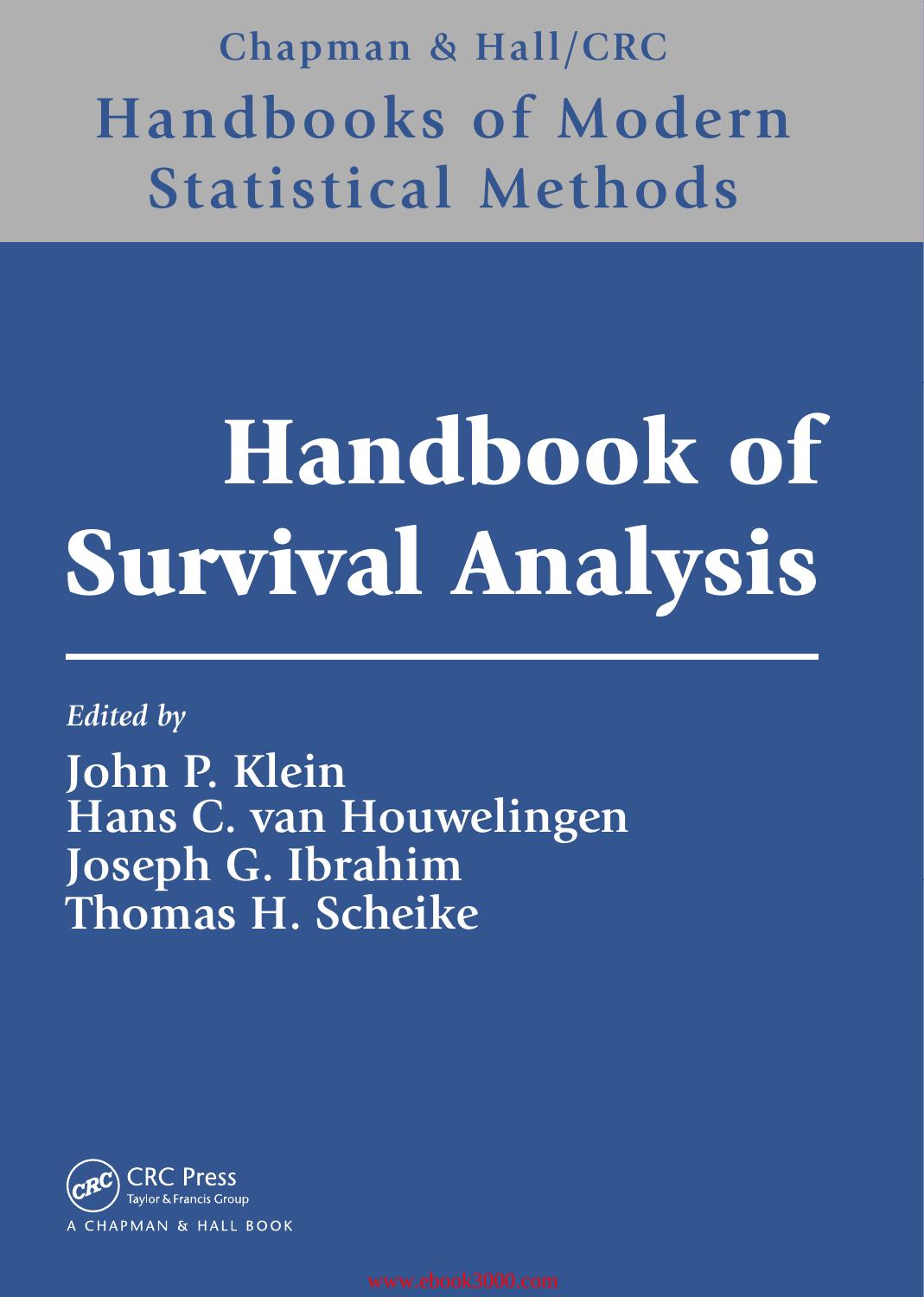 Handbook of Survival Analysis by Unknow