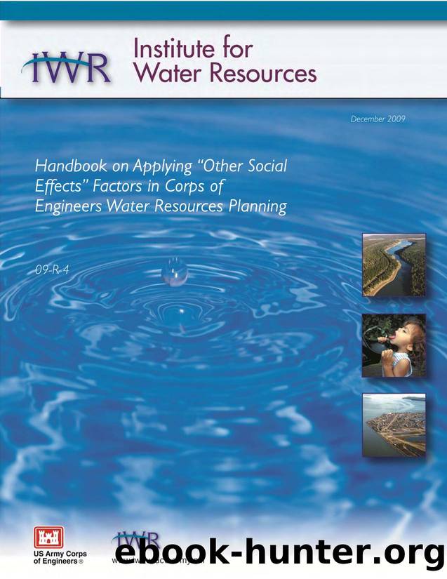 Handbook on Applying âOther Social Effectsâ Factors in Corps of Engineers Water Resources Planning by U.S. Army Engineer Institute for Water Resources