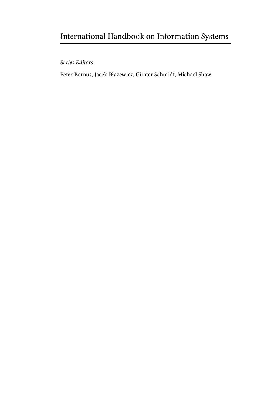 Handbook on Decision Support Systems 1: Basic Themes by Frada Burstein Clyde W. Holsapple (auth.)