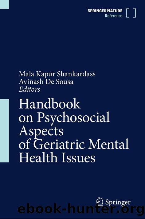 Handbook on Psychosocial Aspects of Geriatric Mental Health Issues by Unknown
