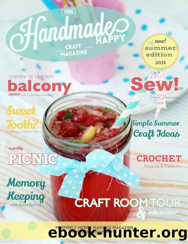 Handmade Happy Summer Magazine by Claire Donovan of Heart Handmade UK