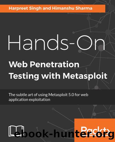 Hands-On Web Penetration Testing with Metasploit by Harpreet Singh and Himanshu Sharma