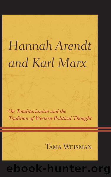Hannah Arendt and Karl Marx by Weisman Tama;