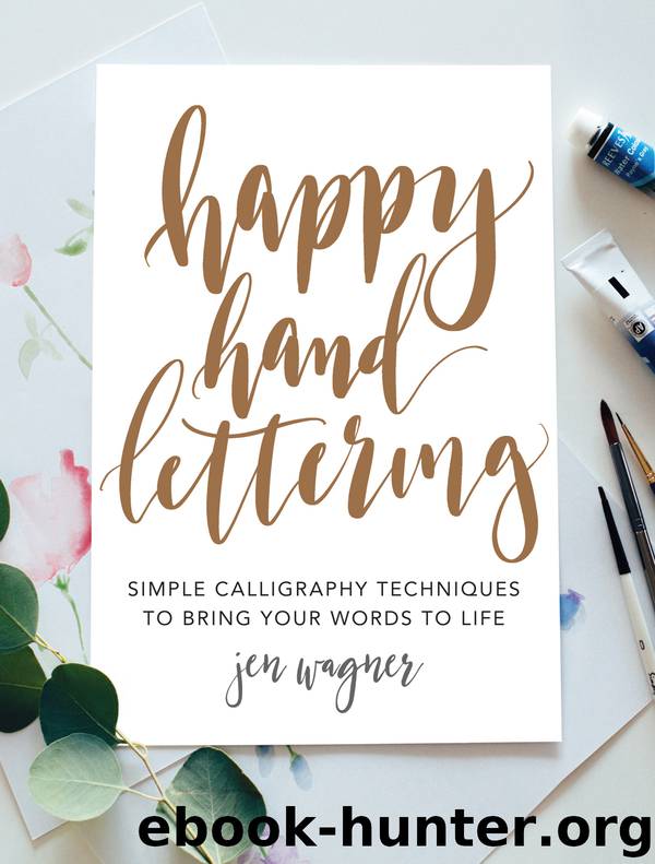 Happy Hand Lettering by Jen Wagner