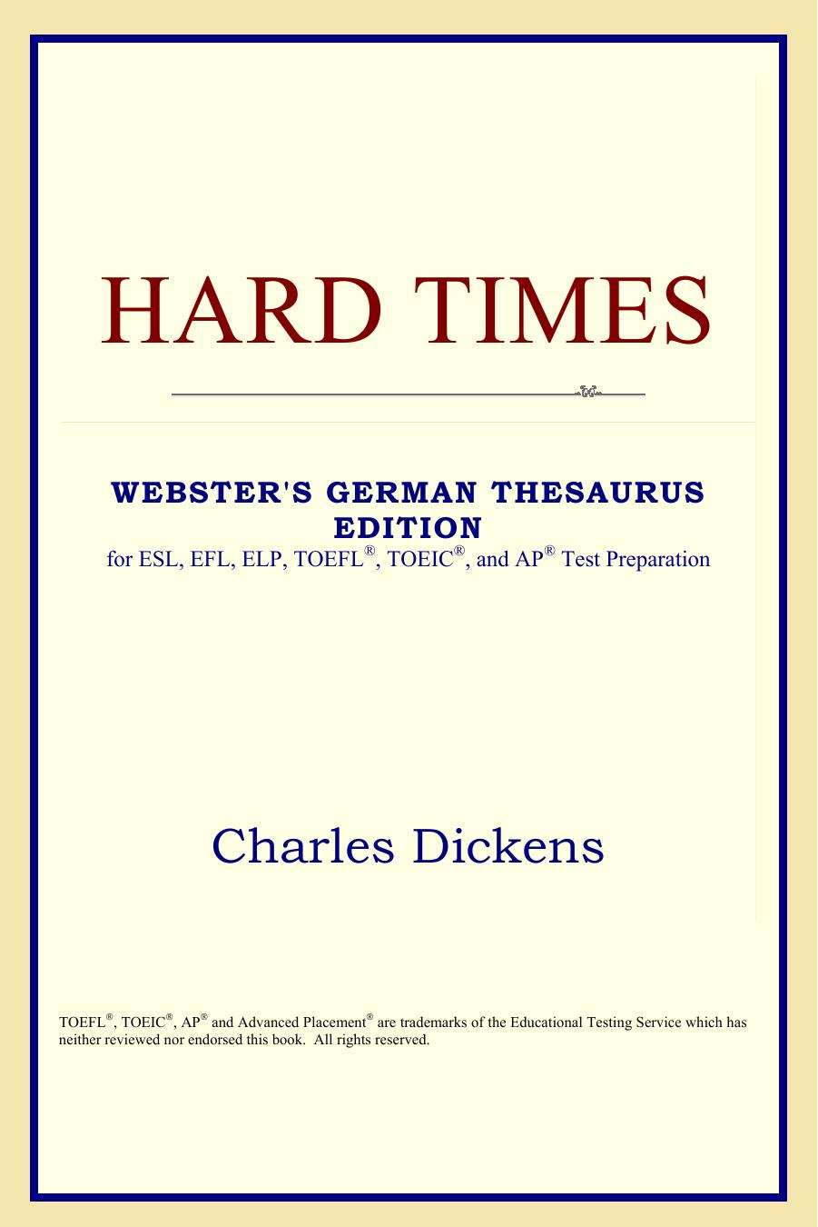 Hard Times by Charles Dickens