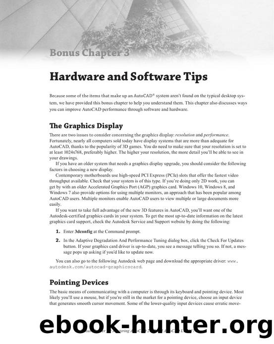 Hardware and Software Tips by Unknown