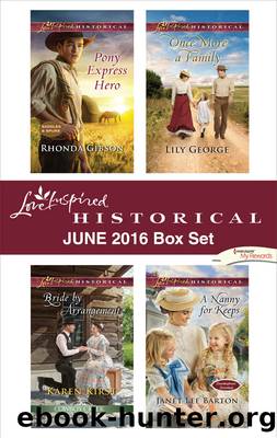 Harlequin Love Inspired Historical June 2016 Box Set by Rhonda Gibson