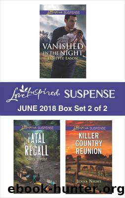 Harlequin Love Inspired Suspense June 2018 Box Set 2 of 2 by Lynette Eason Carol J. Post & Jenna Night