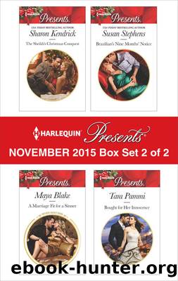 Harlequin Presents November 2015, Box Set 2 of 2 by Sharon Kendrick