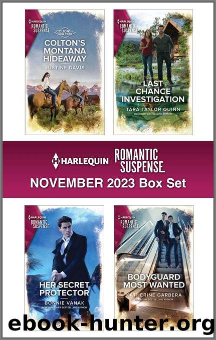 Harlequin Romantic Suspense November 2023 Box Set by Davis Justine & Quinn Tara Taylor & Vanak Bonnie & Garbera Katherine