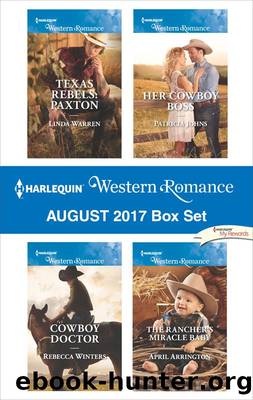 Harlequin Western Romance August 2017 Box Set by Linda Warren Rebecca Winters Patricia Johns & April Arrington