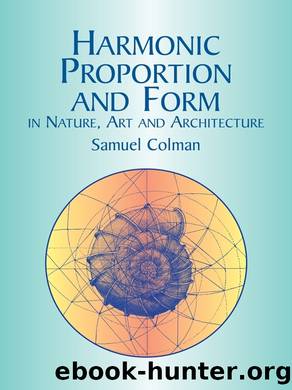 Harmonic Proportion and Form in Nature, Art and Architecture (Popular Science) by Colman Samuel