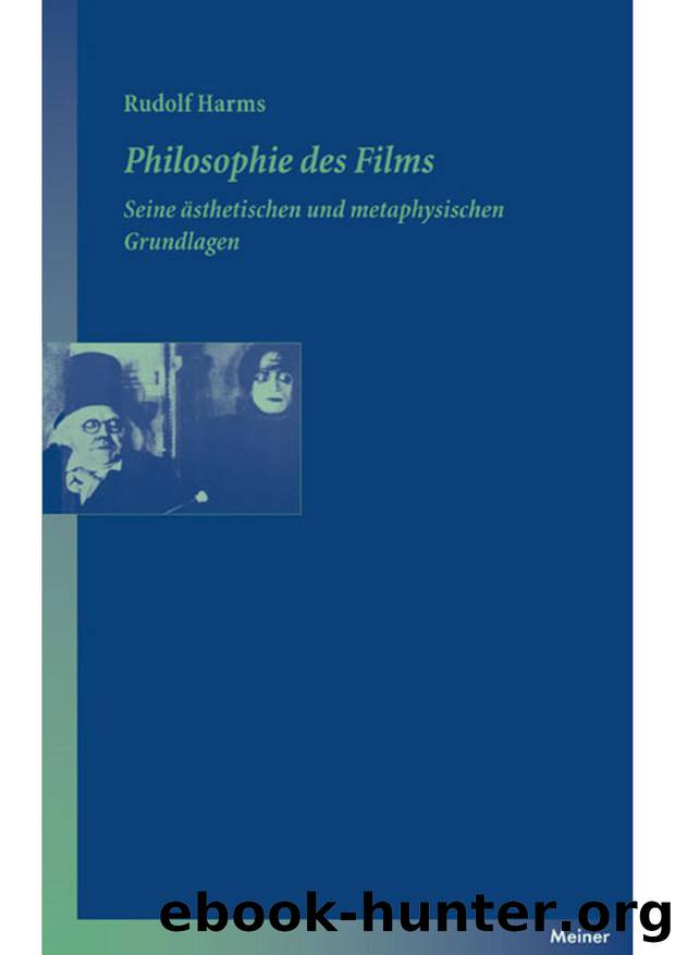 Harms by Philosophie des Films (9783787321353)